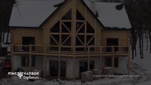 Pine Harbor Log Homes Build Design Process смотреть онлайн
