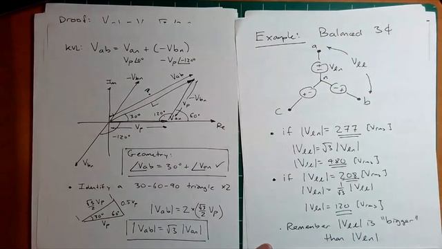 ET 250 Lecture 25 Balanced Three Phase Voltage and Current смотреть онлайн