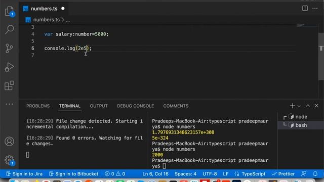 Numbers in TypeScript | Signed, Unsigned, Min and Max Number | Typescript in [Hindi] 2022 | Part- смотреть онлайн