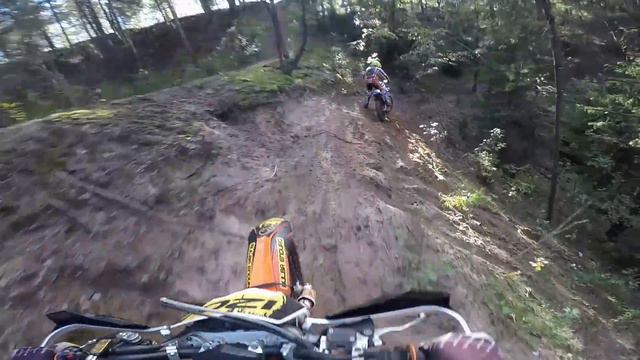 Hill Climb + Logs + Woods + Fails = Fun