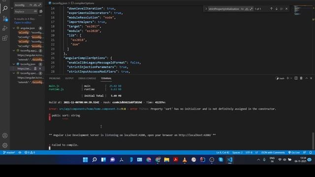 Angular || variable has no initializer and is not definitely assigned in the constructor смотреть онлайн