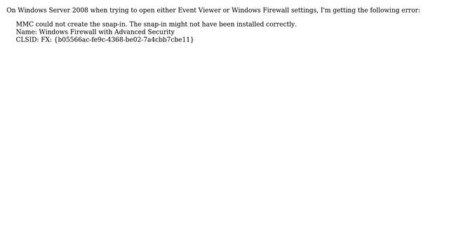 DevOps & SysAdmins: Windows Firewall: MMC could not create the snap-in смотреть онлайн