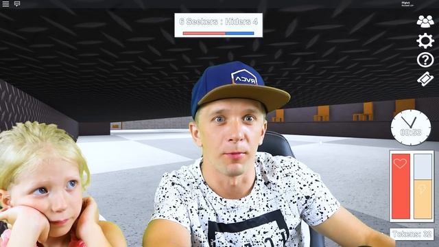 Играем в ПРЯТКИ с Миланой дома и ROBLOX или Hide and Seek Chellenge Кто Лучше всех СПРЯТАЛСЯ FFGTV смотреть онлайн