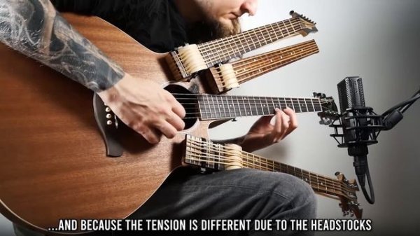 I built a 24 STRING guitar and it sounds UNREAL