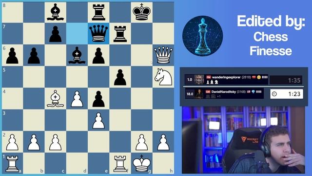 Danya CLUTCHES the WIN Against 2800+ rated FM in an INTENSE blitz endgame! смотреть онлайн