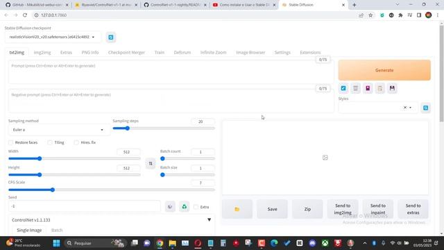 Como Instalar o ControlNet no seu Computador | Stable Diffusion Automatic1111 смотреть онлайн