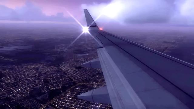 New York City - John F. Kennedy airport landing JFK смотреть онлайн