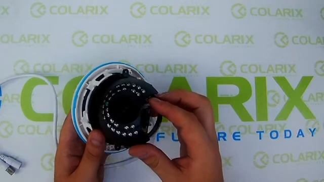 Камера гибридная AHD/CVI/TVI/analog внутренняя COLARIX CAM-DIV-002 смотреть онлайн