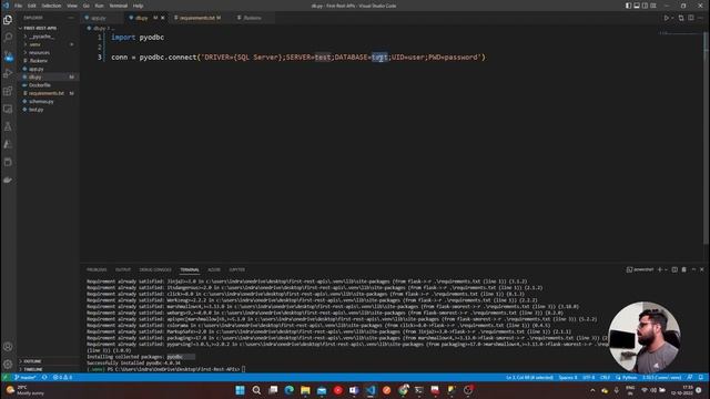 Connecting to local SQL Server Host with Python смотреть онлайн
