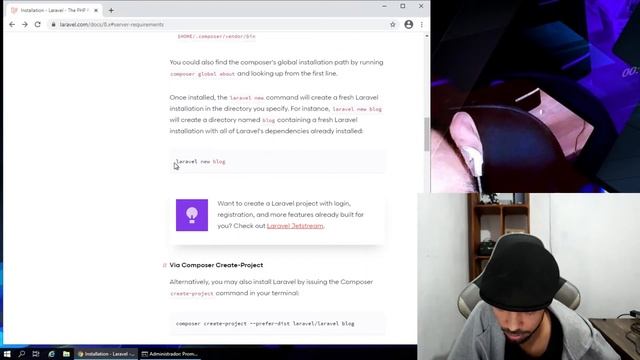 Como configurar o ambiente de trabalho do Laravel com PHP e Composer смотреть онлайн