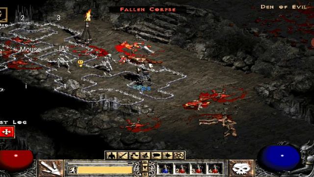 Magic DosBox | Diablo 2 | Gameplay First Green Cap Set смотреть онлайн