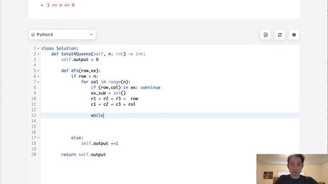 Leetcode - N-Queens II (Python) смотреть онлайн
