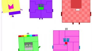 Number blocks band 36 -100