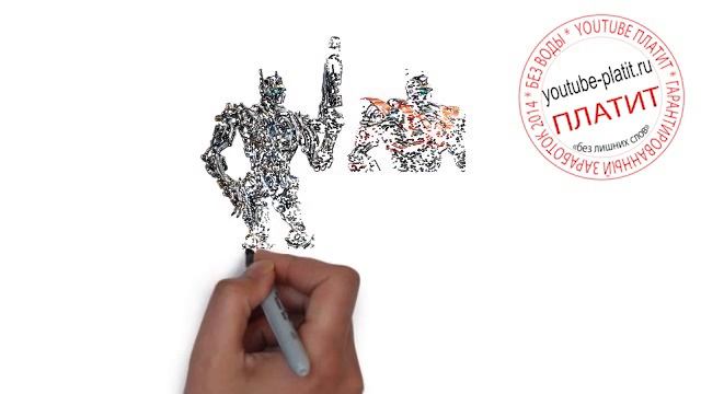 Как нарисовать трансформера поэтапно карандашом Учимся рисовать трансформеров смотреть онлайн