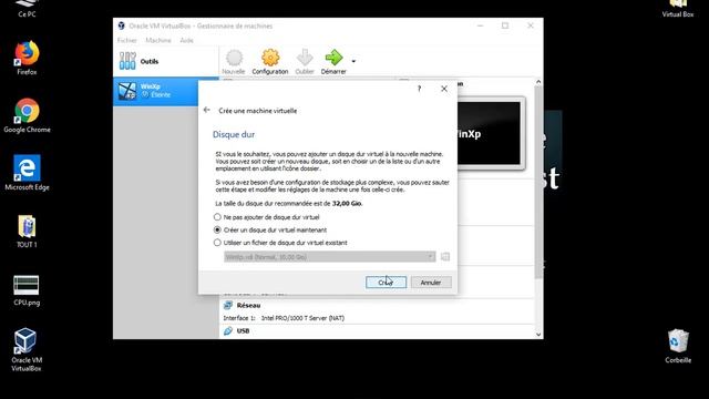 Installation d'une machine virtuelle de Win Xp et Windows 7 avec VirtualBox смотреть онлайн