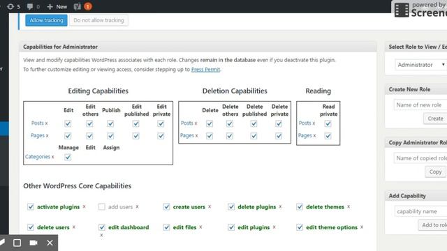 HOW TO MANAGE ROLES FOR YOUR WEBSITE | CAPABILITY MANAGER PLUGIN SET UP | WORDPRESS смотреть онлайн