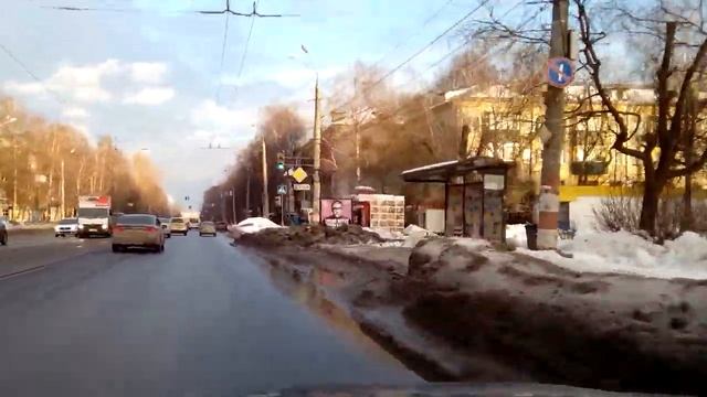 Нижний Новгород при Шанцеве в горах снега