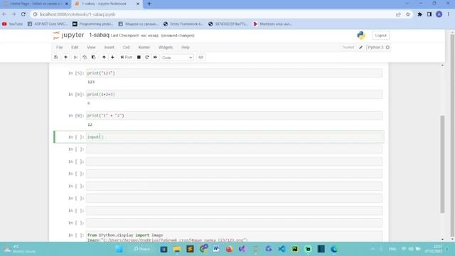 1-сабақ. Python тілінде енгізу, шығару командалары және айнымалылар типтері смотреть онлайн