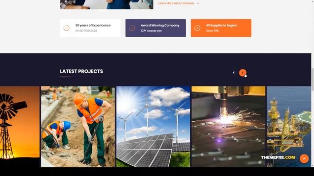 Mari - Factory and Industrial WordPress Theme смотреть онлайн