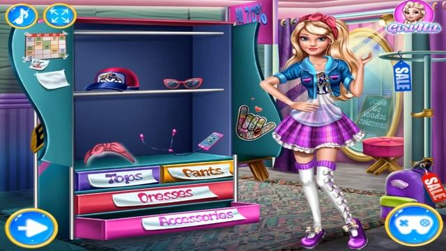 NEW мультики для девочек—Аутфит в школу—Игры для детей Perfect School Outfit смотреть онлайн