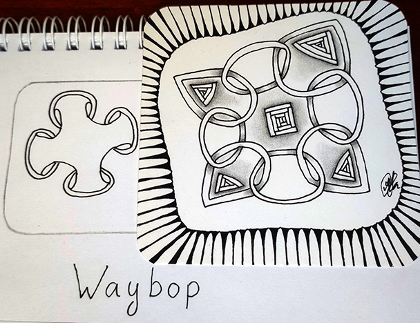 Зентангл Тангл Waybop