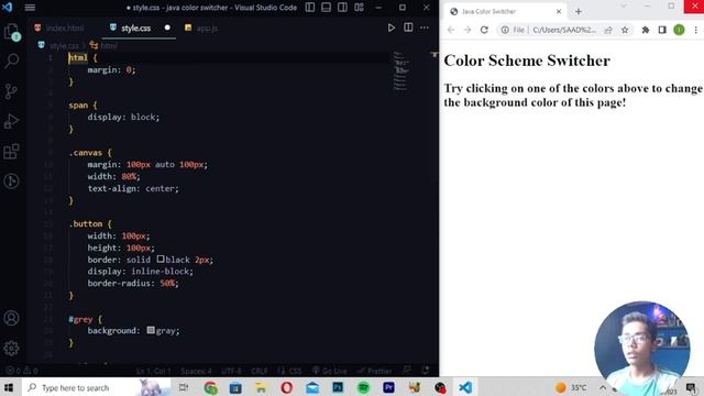 Java Course Project Based Learning 22 - Color Switcher In Java смотреть онлайн