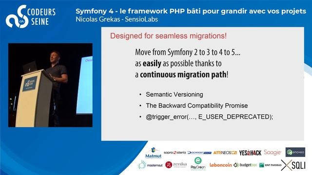 Symfony 4 - le framework PHP bâti pour grandir avec vos projets - Nicolas GREKAS смотреть онлайн