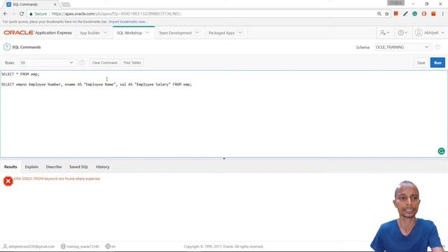 Defining a Column/ Table Alias смотреть онлайн