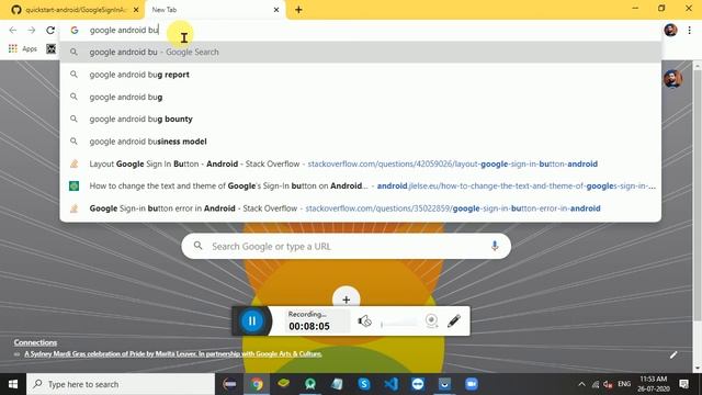 Gmail Integration with Android using Firebase смотреть онлайн