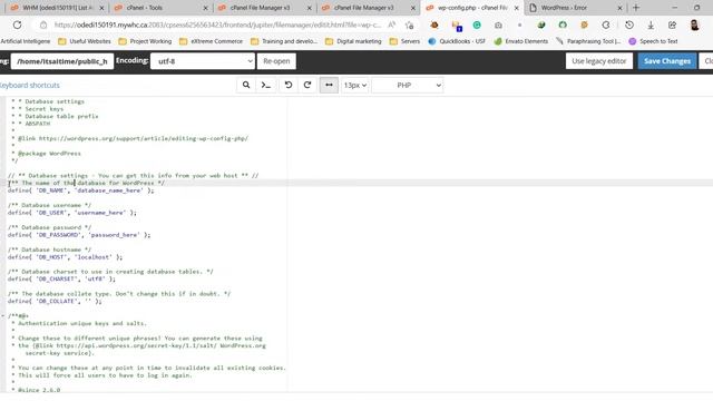 Manually Installing #WordPress on cPanel using a Zip File | #cPanel Management | #Fixed #Errors смотреть онлайн