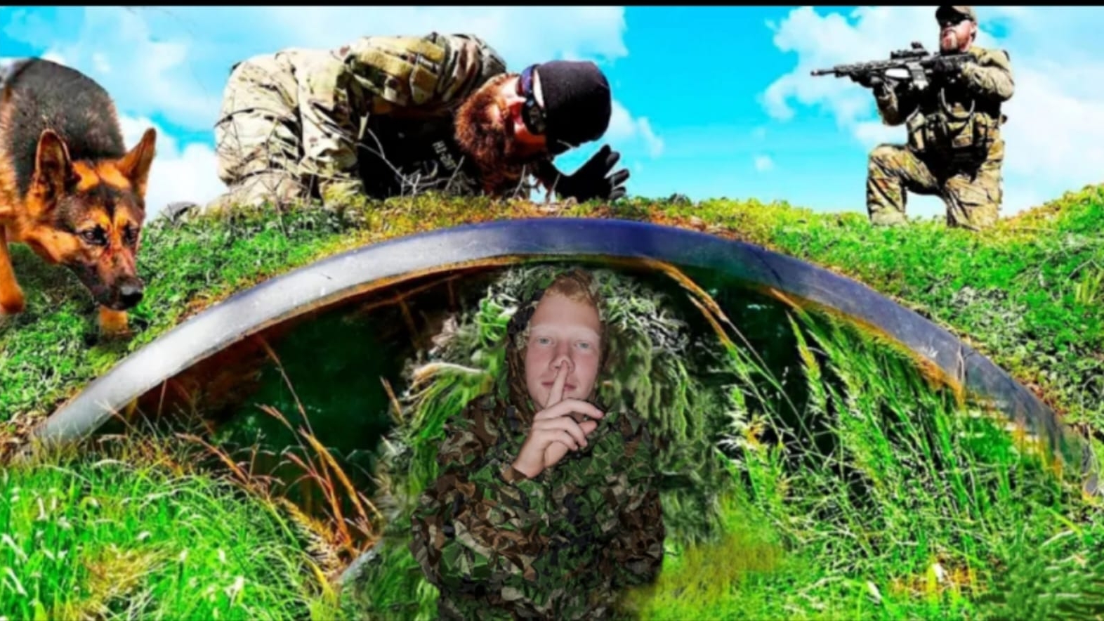 Экстремальные прятки от спецназа)