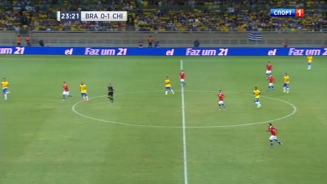 Бразилия-Чили 1т. [RU-SOCCER.COM]