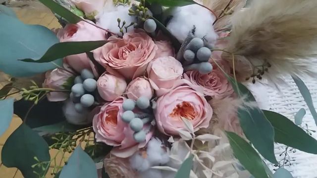 Свадебные тренды 2020 букет с пампасной травой #кортадерия #тихийлес смотреть онлайн