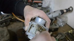 Сняли карбюратор Mikuni Планета Спорт после многих лет простоя