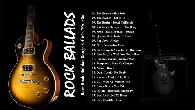 Rock Ballads Greatest Hits 60s, 70s & 80s | Best Rock Ballads Songs Ever