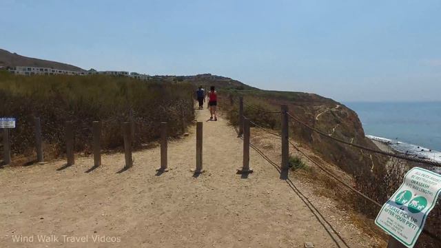 [4K] Hiking the Ocean Trails Reserve in Rancho Palos Verdes, California USA - Scenic Walking Tour смотреть онлайн