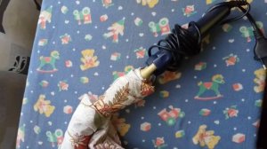 Как завить трессы волосы куклы.