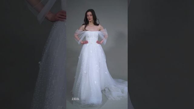 Wedding dress 2303L. New collection 2023 by Papilio смотреть онлайн
