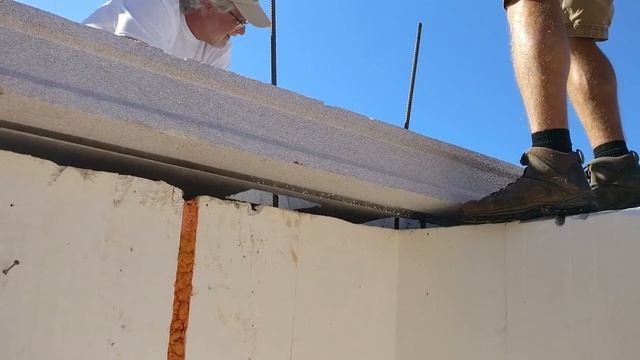 Our ICF Concrete Roof: Suspended concrete roof using LiteDeck ICF panels for our rooftop deck смотреть онлайн