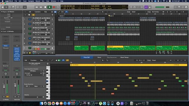 AUDIOJUNGLE. Обзор трека для аудиостока в Logic Pro X [Indie Folk]