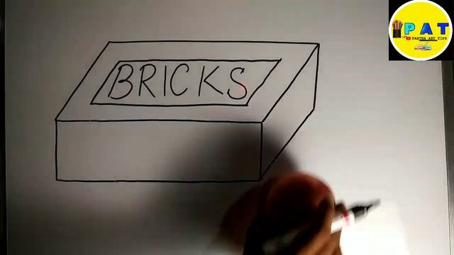 New method of drawing bricks| ইট আঁকার নতুন পদ্ধতি । partha art tips? смотреть онлайн