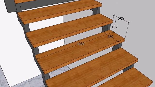 Каркас лестниц открытого типа зигзагообразной формы смотреть онлайн