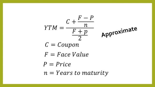How to Calculate Yield To Maturity of a Bond -What is YTM and How to Use the Approximation Formula смотреть онлайн
