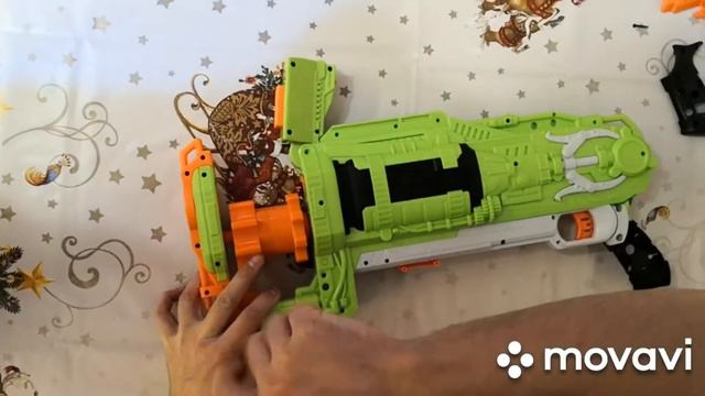 Nerf Zombie Strike цепевик частичный разбор и ремонт (не работал барабан перемотки цепи) смотреть онлайн