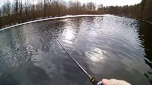 Мультипликаторную катушку на обычный спиннинг/ Зимой с мультом/ Заброс под сотку 12 грамм