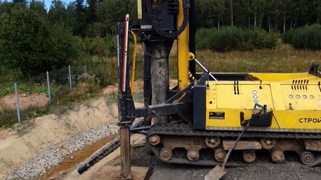 Сваебойное оборудование на ЦКАДе смотреть онлайн