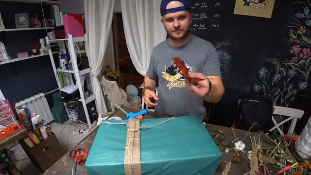 Мастер-класс по креативной упаковки. Упаковка подарка для мальчика. смотреть онлайн