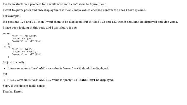 Wordpress: Query Multiple Meta Values and display only when it has both meta values (2 Solutions!!) смотреть онлайн