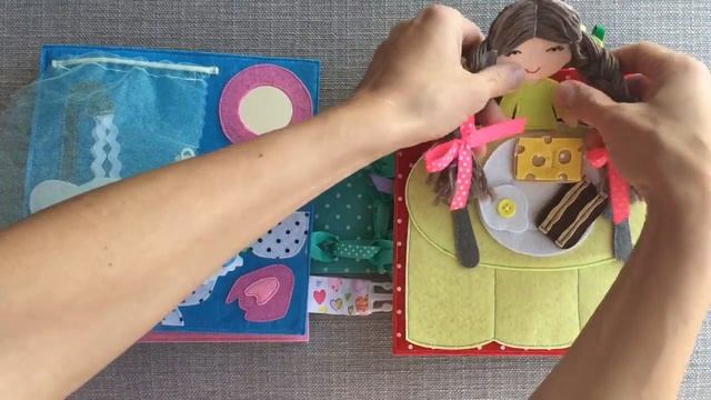 Развивающая книжка из фетра для Златы смотреть онлайн