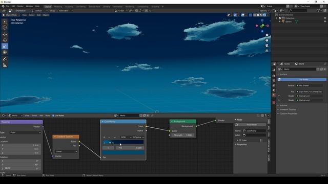 Tutorial: Anime Style Clouds And Starry Nightsky In Blender